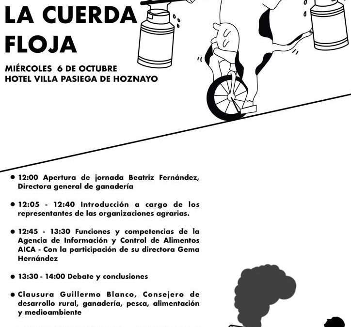 JORNADA LÁCTEA- MIÉRCOLES, 6 DE OCTUBRE EN HOZNAYO