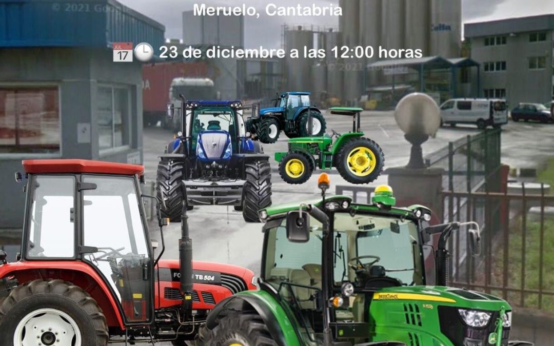 MANIFESTACIÓN Y TRACTORADA HOY JUEVES, 23 DE DICIEMBRE, EN LA FÁBRICA LECHE CELTA (MERUELO)