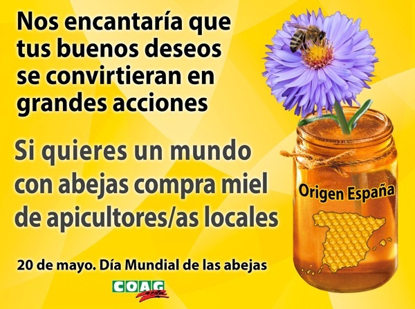 20 DE MAYO. DIA MUNDIAL DE LAS ABEJAS