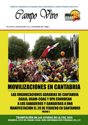 ÚLTIMO NÚMERO DE LA REVISTA “CAMPO VIVO”, EDITADA POR UGAM-COAG