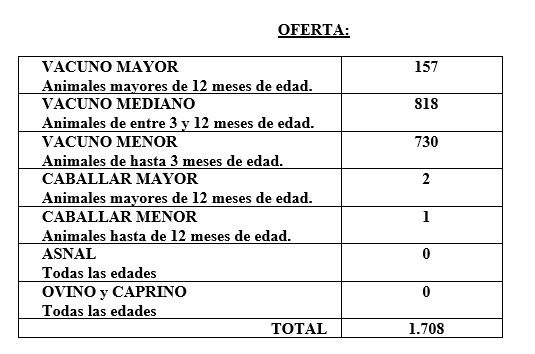 FERIA CELEBRADA EL DÍA 18 DE SEPTIEMBRE DE 2024