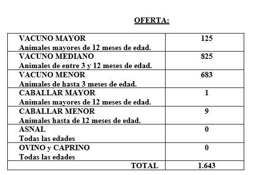 FERIA CELEBRADA EL DÍA 11 DE SEPTIEMBRE DE 2024